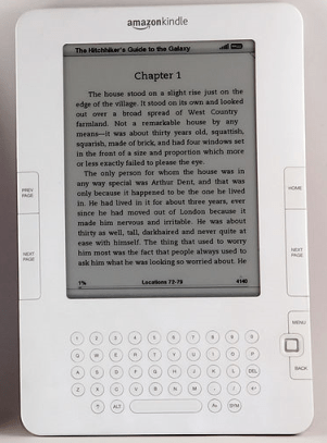 El Kindle 2. Foto: ShakataGaNai (Wikimedia Commons).