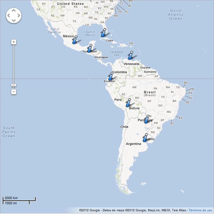 Mapa agencias informacion AL